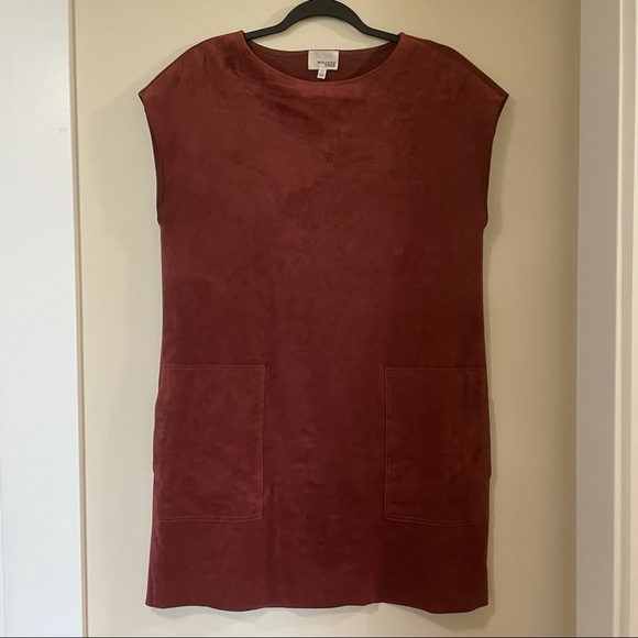 Artizia Wilfred Free Nori Faux Suede Sienna Dress - Picture 2 of 6